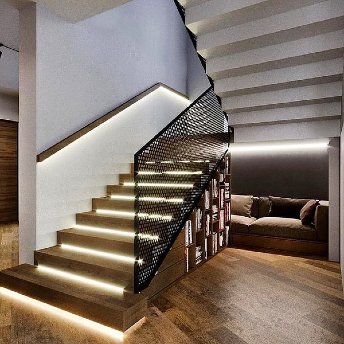 LED ленты для лестничного марша
